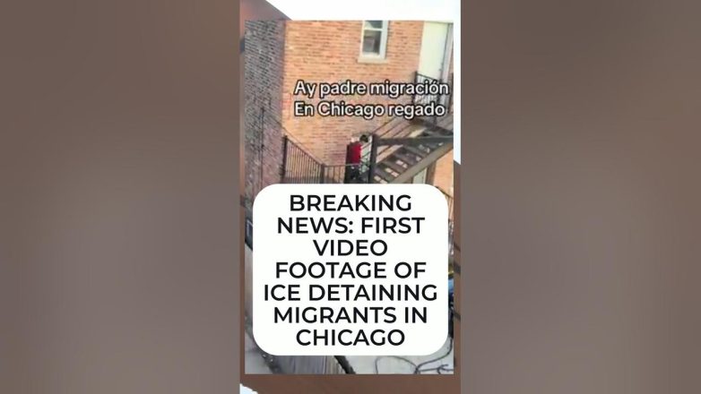 BREAKING NEWS: FIRST VIDEO FOOTAGE OF ICE DETAINING MIGRANTS IN CHICAGO