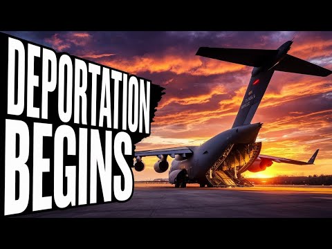 Trumps Deportation From USA 2025 Flights Have Begun With Military Aircrafts