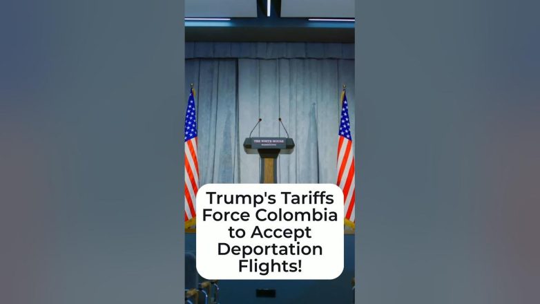 Trump's Tariffs Force Colombia to Accept Deportation Flights!